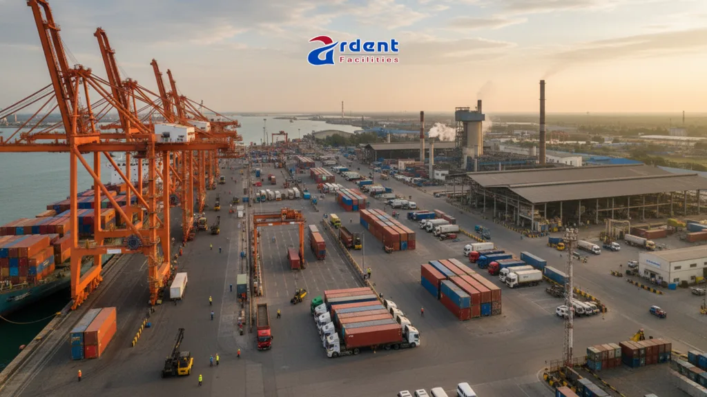 Top industries using manpower supplier in Gandhidham including ports logistics and manufacturing
