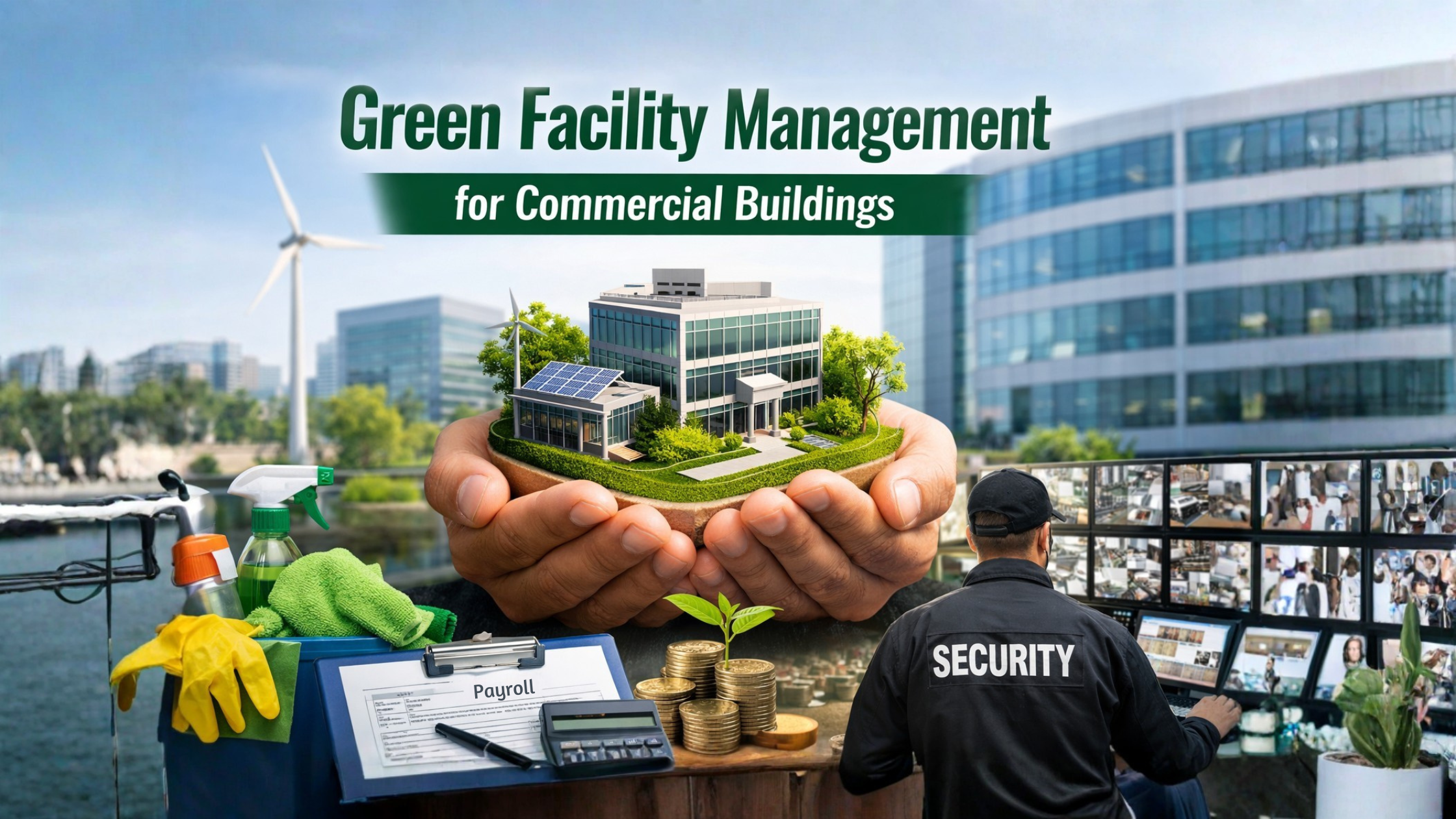 Green facility management for commercial buildings