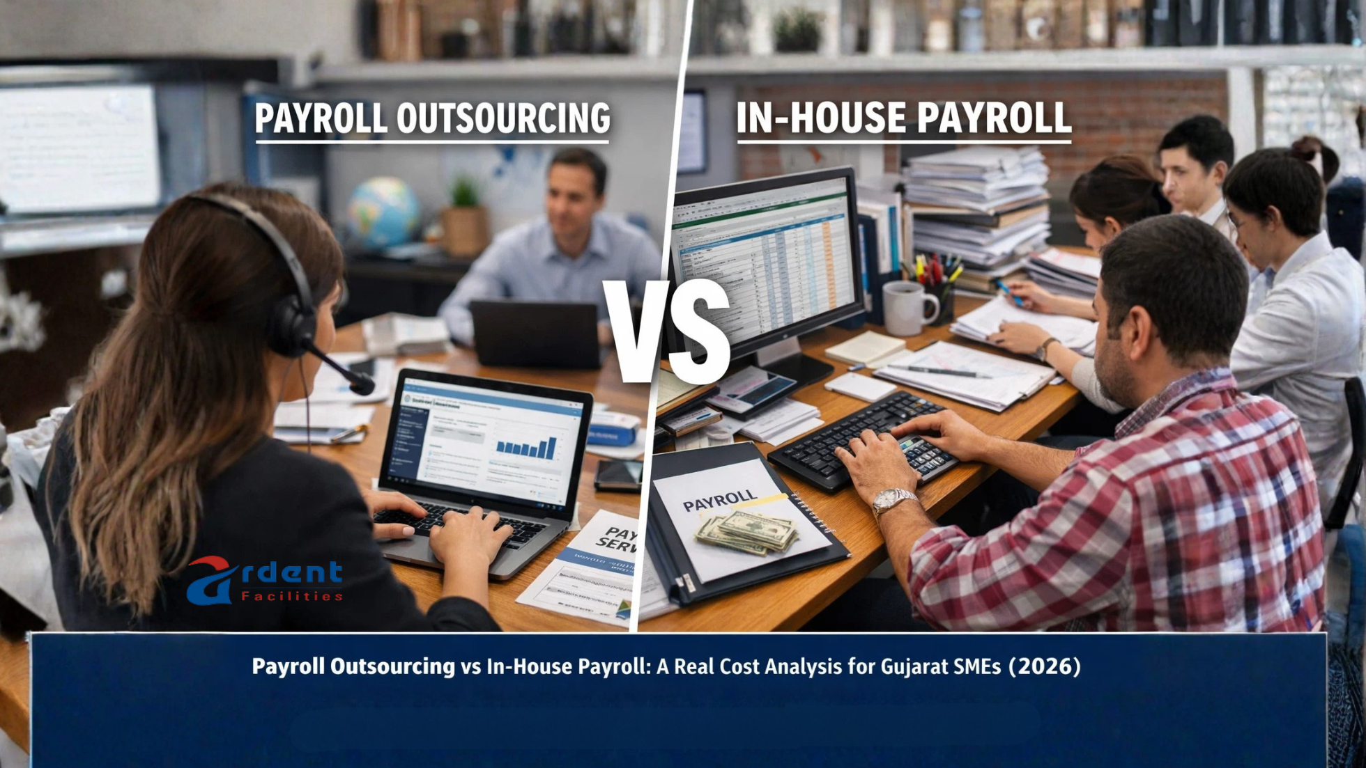 Payroll outsourcing vs in-house payroll differences for SMEs in Gujarat