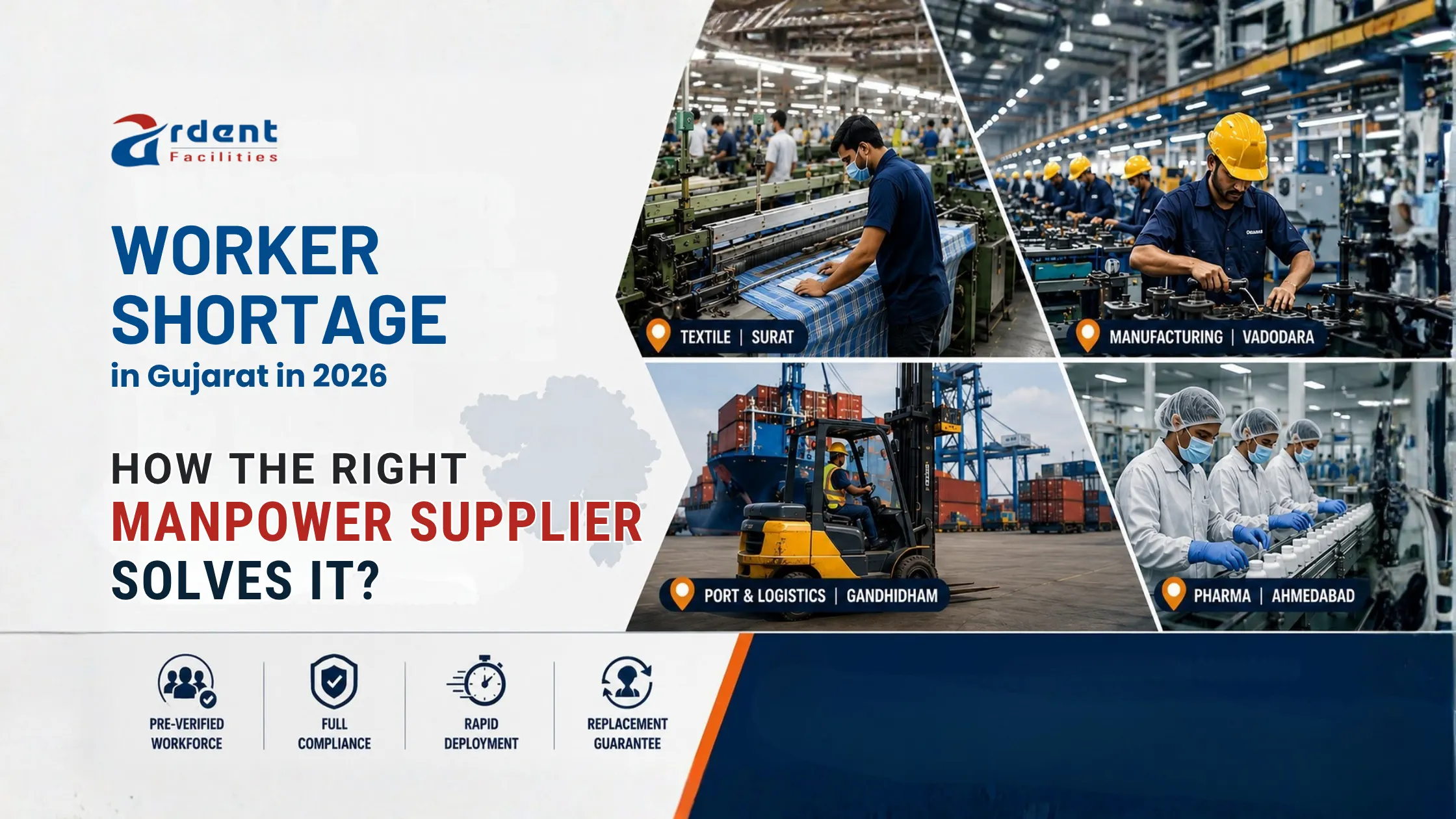 manpower supplier solving worker shortage in Gujarat factories