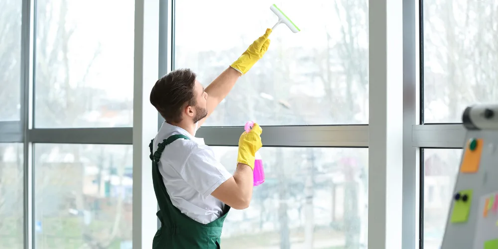 industrial housekeeping service at an Ahmedabad workplace